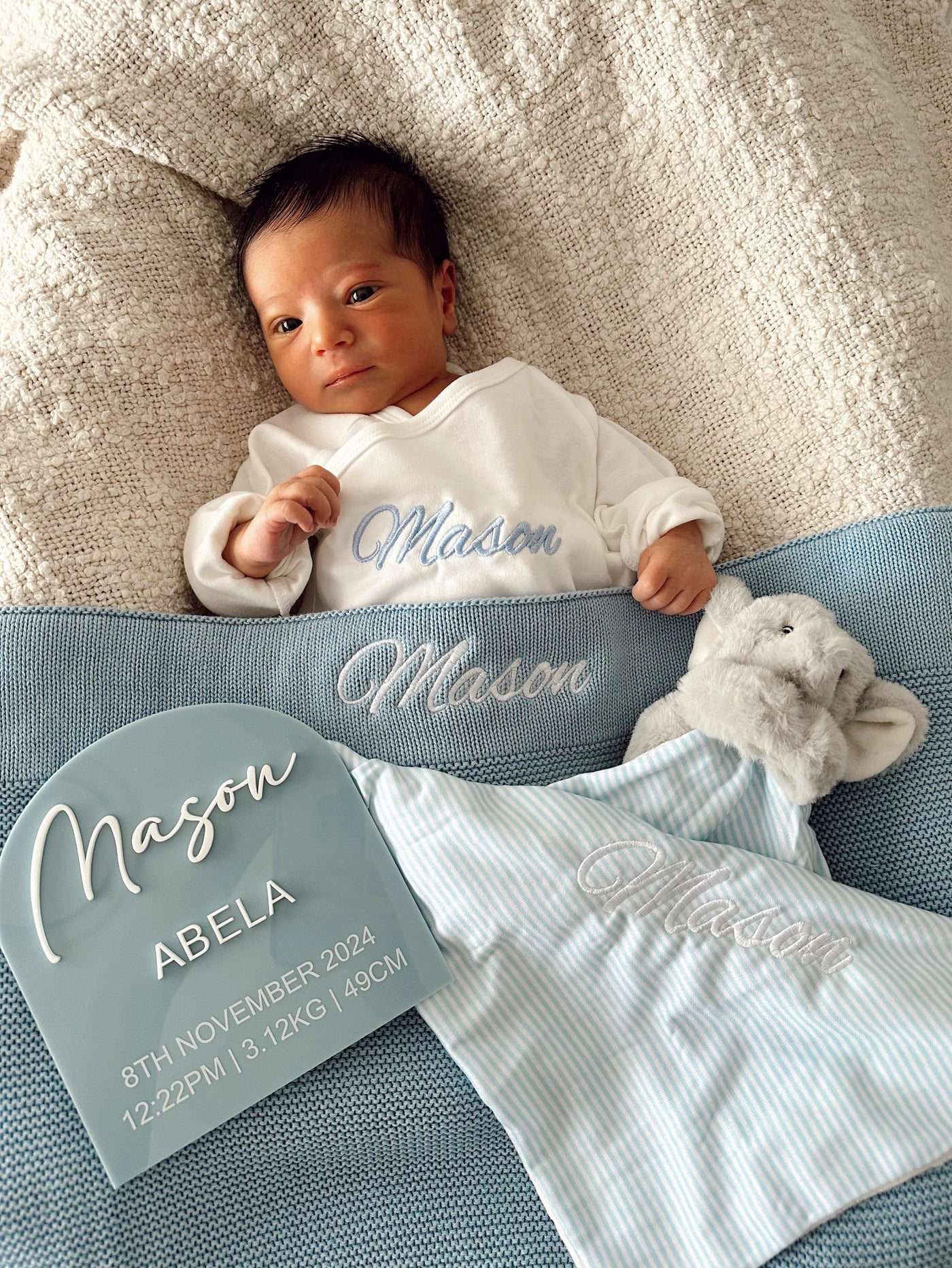 Personalised Birth Plaque