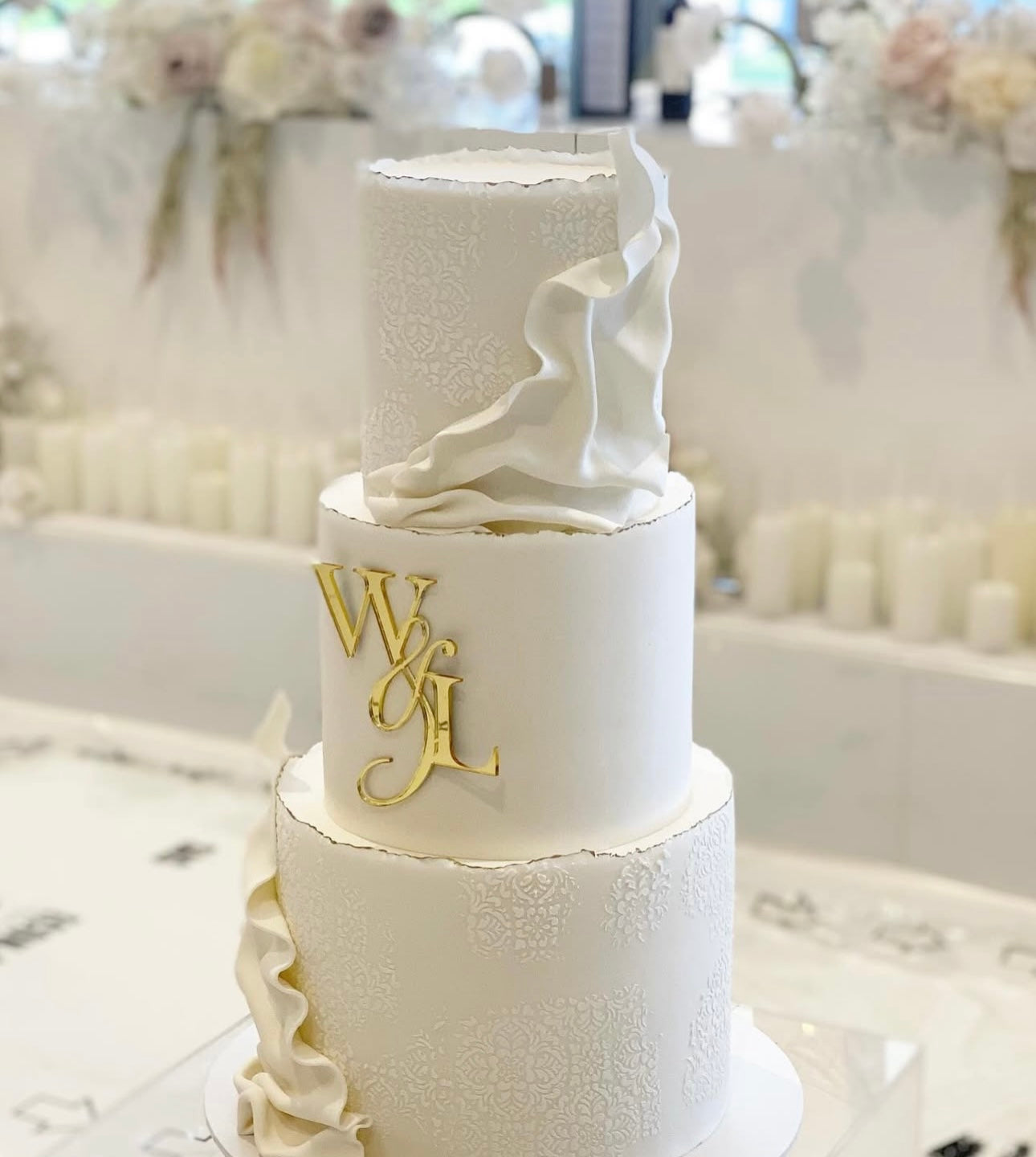 Personalised Wedding Cake Acrylic Fropper