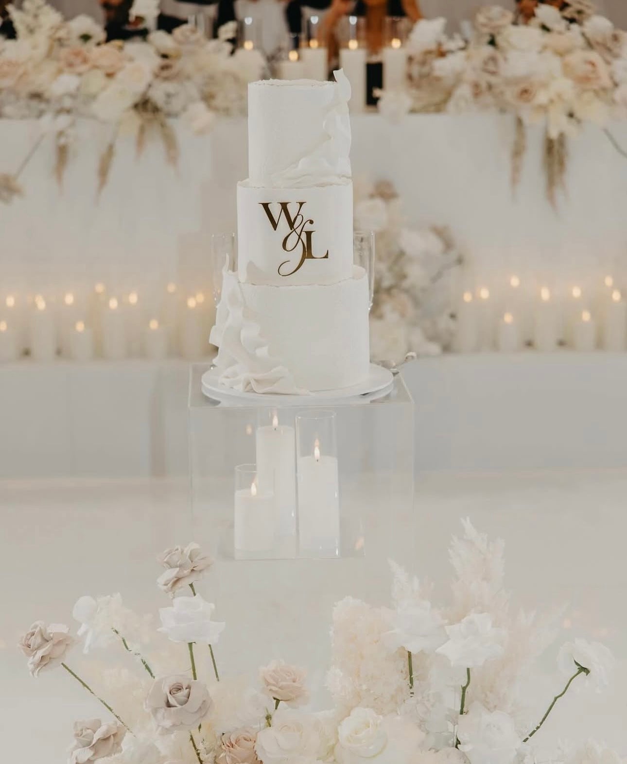 Personalised Wedding Cake Acrylic Fropper