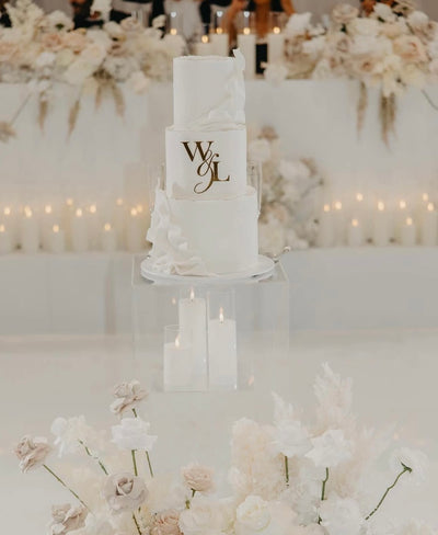 Personalised Wedding Cake Acrylic Fropper